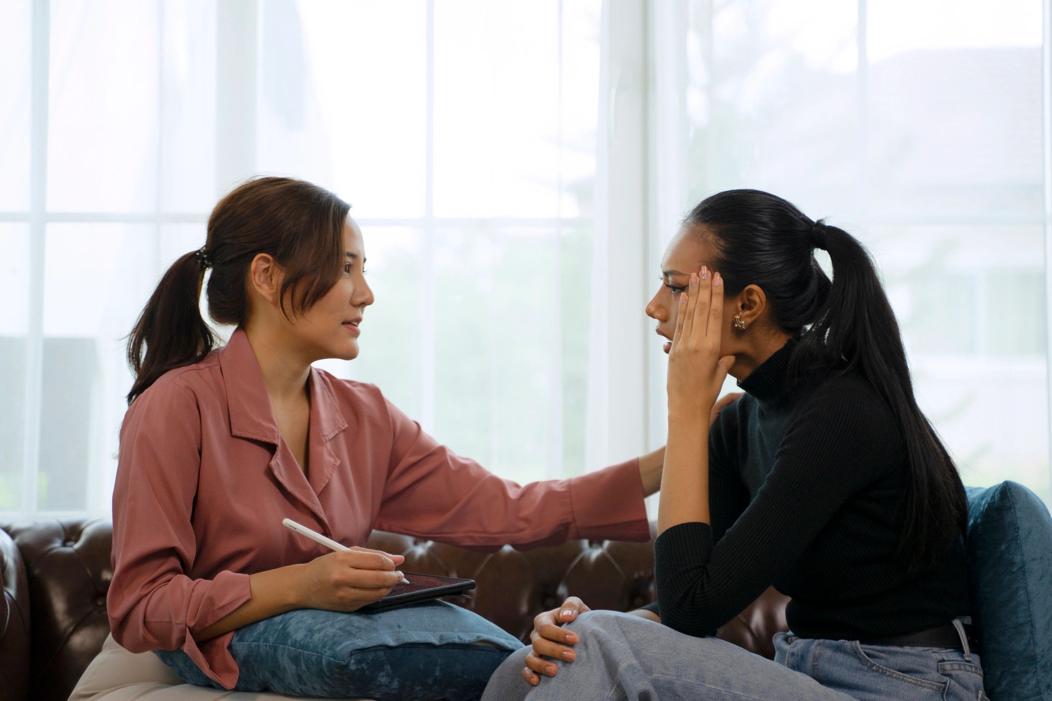 Mental health consultation in a calm clinical setting