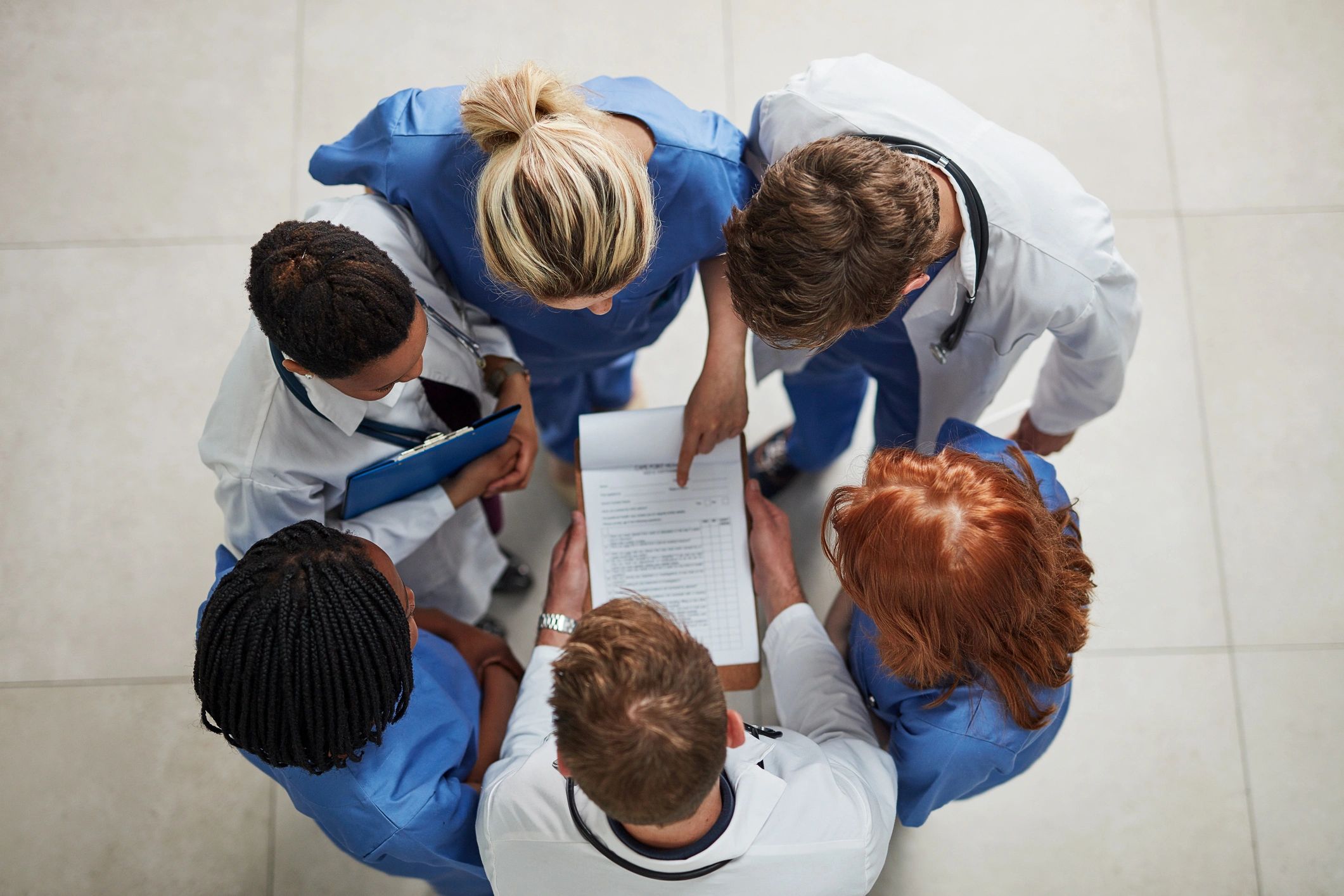 Healthcare collaboration representing partnership work